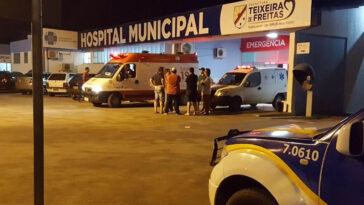 Cigano baleado em Itamaraju é socorrido ao Hospital Municipal de Teixeira de Freitas (HMTF)