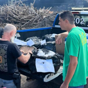 Incinerados 61 quilos de drogas em Teixeira de Freitas; assista