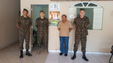 PRM da 6ª Região Militar do Exército faz visita técnica a Junta de Mucuri