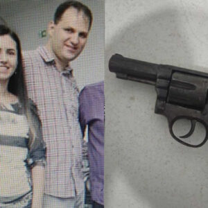 Mulher morta pelo ex-marido já tinha medida protetiva contra ele; empresário é preso e arma usada no duplo assassinato foi apreendida