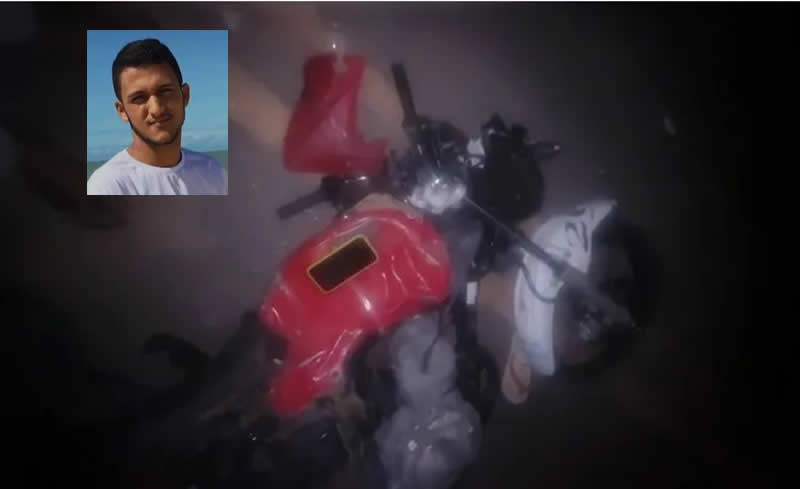 Motociclista morre ao ter mão de direção invadida por carreta em Medeiros Neto