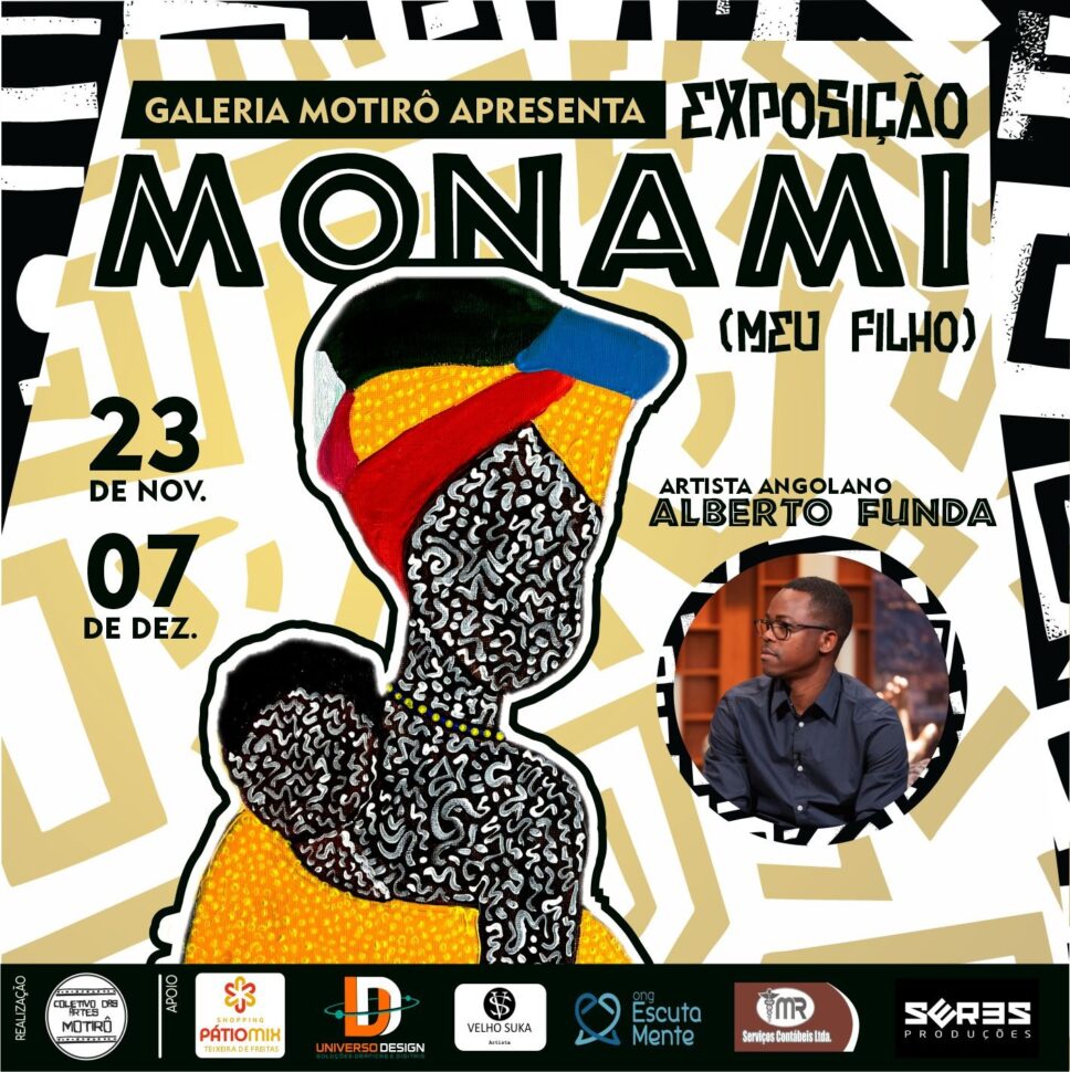 Galeria Motirô e PátioMix apresentam a exposição “MONAMI” do artista angolano Alberto Funda