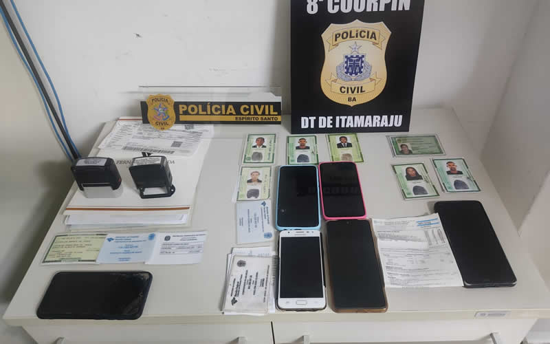 “Operação Caçada”: Polícia Civil de Itamaraju prende quatro suspeitos de integrar quadrilha de fraudes judiciais