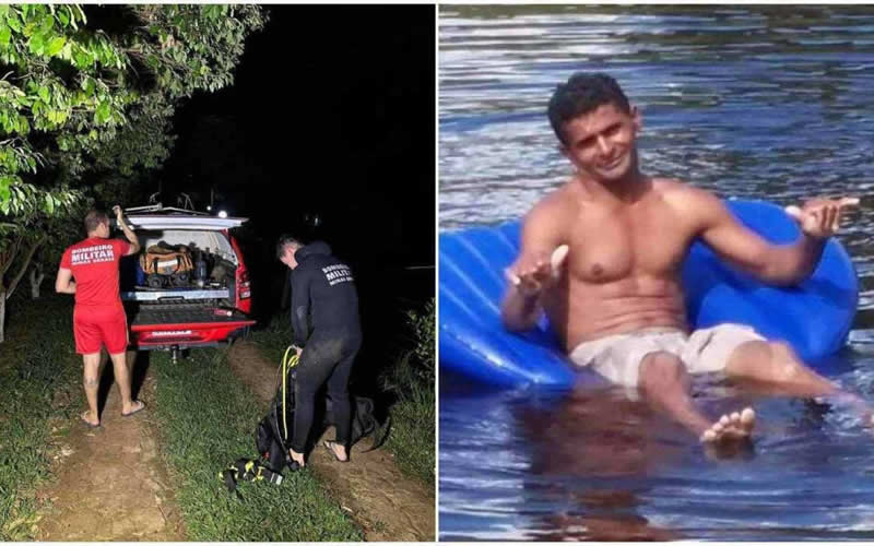 Homem morre afogado após aposta de R$ 100 para atravessar lagoa a nado em MG