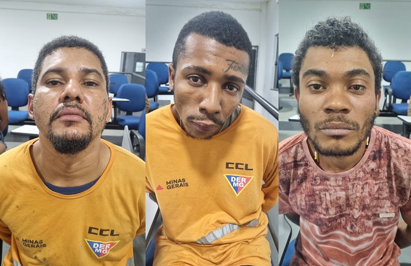 Polícias da Bahia e Minas Gerais prendem trio suspeito de tentativa de homicídio e outros crimes 1 Polícias da Bahia e Minas Gerais prendem trio suspeito de tentativa de homicídio e outros crimes