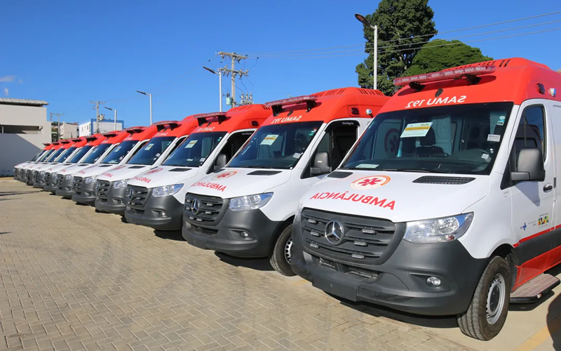 Bahia vai receber 35 novas ambulâncias do SAMU para 16 municípios