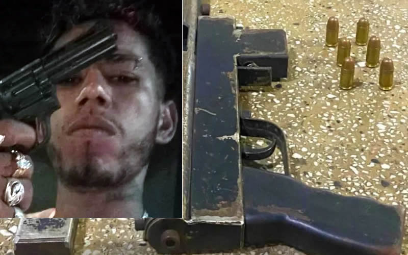 Suspeito morre em confronto com a polícia em Teixeira de Freitas; submetralhadora é apreendida 1 Suspeito morre em confronto com a polícia em Teixeira de Freitas; submetralhadora é apreendida