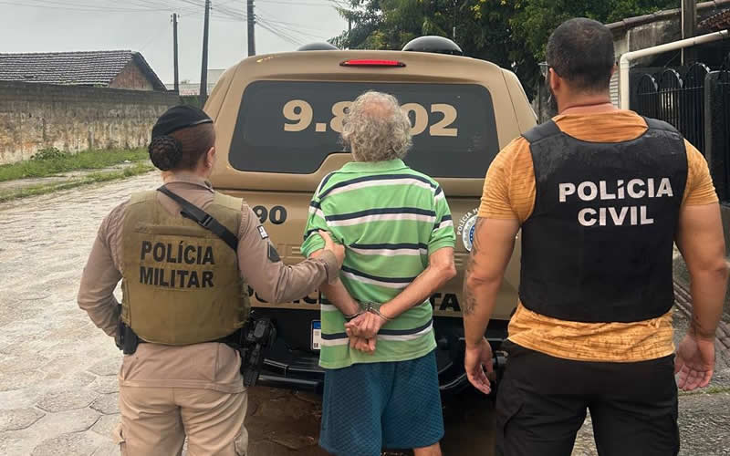 Preso idoso acusado de violência doméstica e cárcere privado em Nova Viçosa 1 Preso idoso acusado de violência doméstica e cárcere privado em Nova Viçosa