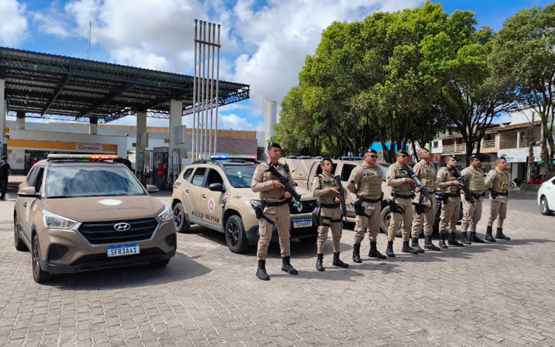 Polícia Militar registra produtividade positiva e redução de homicídios em Teixeira de Freitas