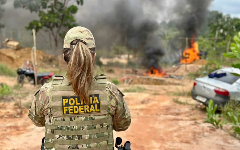 PF combate invasão de terras da União e tráfico em reserva indígena de Porto Seguro 1 PF combate invasão de terras da União e tráfico em reserva indígena de Porto Seguro