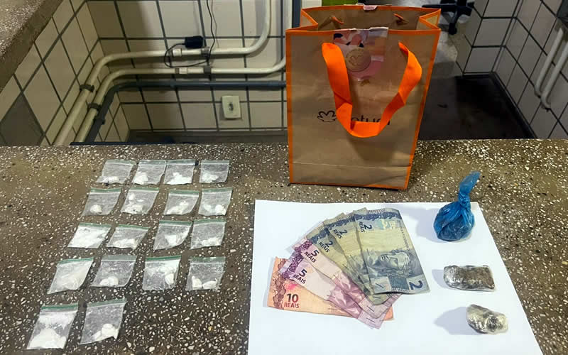 Polícia Militar apreende drogas em Teixeira de Freitas; ouça