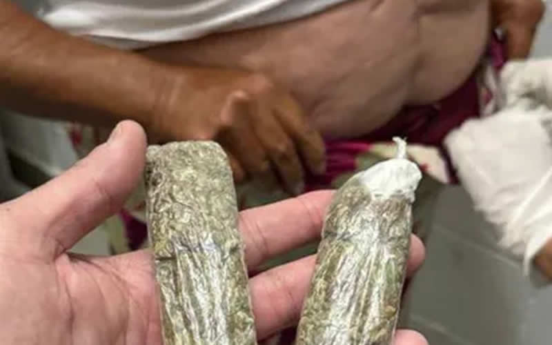 Idosa é presa tentando entrar com maconha e cocaína em presídio da Bahia 1 Idosa é presa tentando entrar com maconha e cocaína em presídio da Bahia