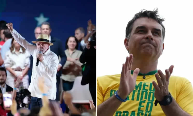 BTG/Nexus: Lula aparece com 46% dos votos frente a 45% de Flávio no 2º turno 1 BTG/Nexus: Lula aparece com 46% dos votos frente a 45% de Flávio no 2º turno