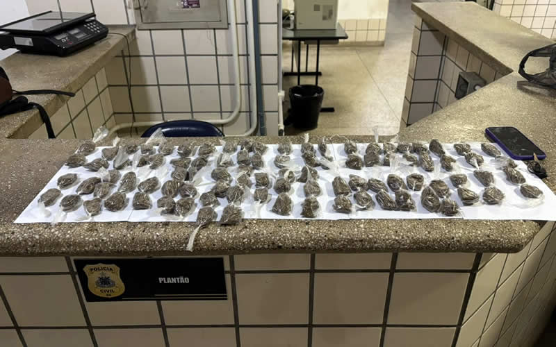 Polícia prende suspeito com 94 buchas de maconha em Teixeira de Freitas 1 Polícia prende suspeito com 94 buchas de maconha em Teixeira de Freitas