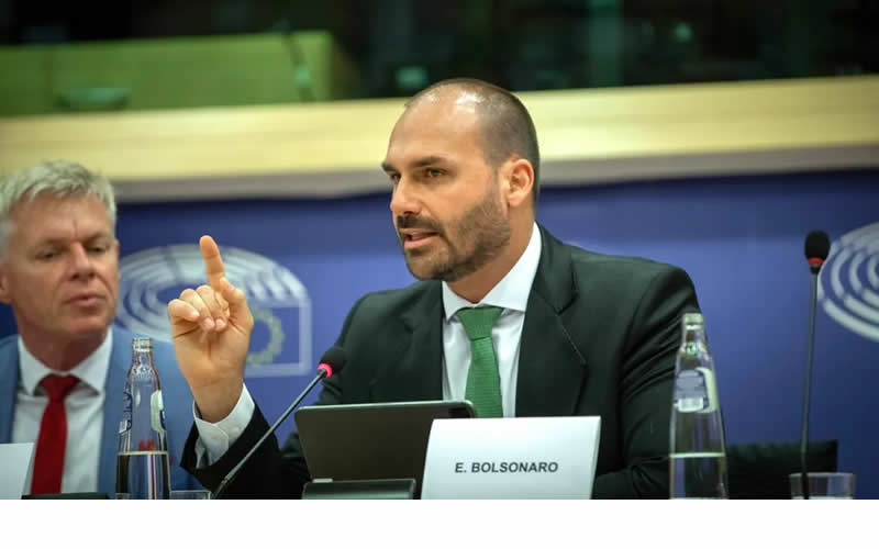 Eduardo Bolsonaro pede a Trump novas sanções contra ministros do STF 1 Eduardo Bolsonaro pede a Trump novas sanções contra ministros do STF