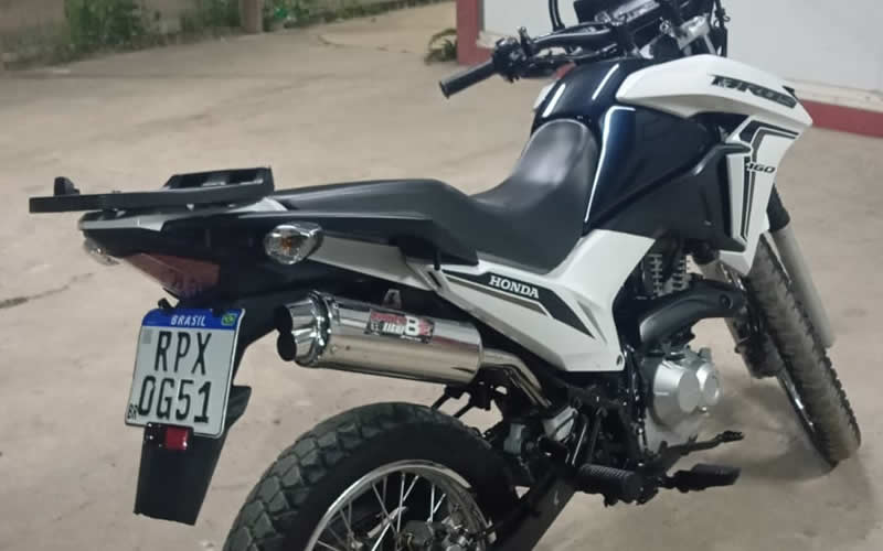 Mais uma motocicleta irregular é apreendida em Teixeira de Freitas 1 Mais uma motocicleta irregular é apreendida em Teixeira de Freitas