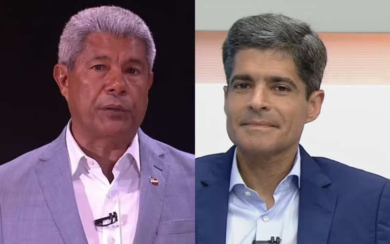Quaest na BA, votos válidos: Jerônimo Rodrigues, 52%; ACM Neto, 48% 1 Quaest na BA, votos válidos: Jerônimo Rodrigues, 52%; ACM Neto, 48%
